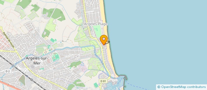 localisation de l'entreprise LE PLATEAU  ARGELES-SUR-MER