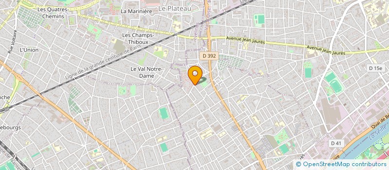 localisation de l'entreprise LE PLATEAU à BEZONS