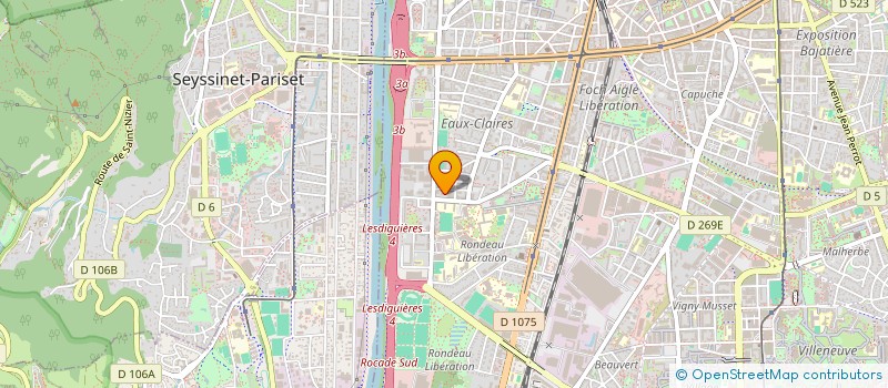 localisation de l'entreprise LE PLATEAU à GRENOBLE