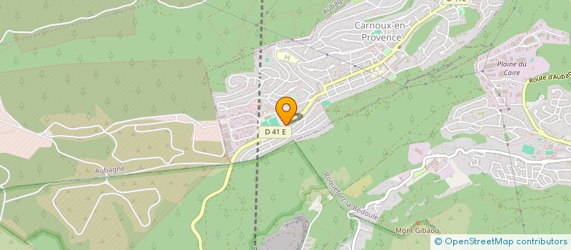 localisation de l'entreprise LE PLATEAU DE L'ECAILLER à CARNOUX-EN-PROVENCE