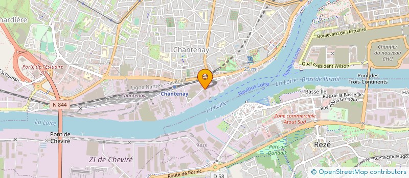 localisation de l'entreprise LE PLATEAU DES DOCKS  NANTES