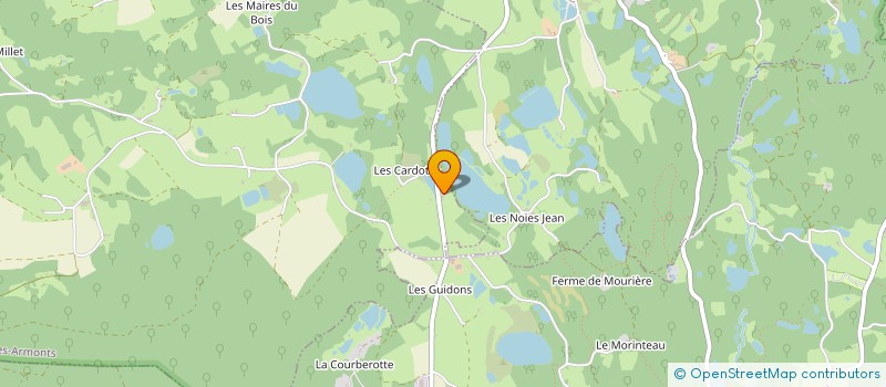 localisation de l'entreprise LE PLATEAU DES MILLES ETANGS  LA LANTERNE-ET-LES-ARMONTS