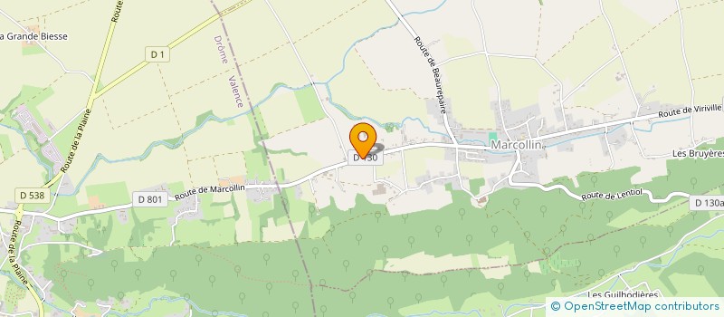 localisation de l'entreprise LE PLATEAU DES SAVEURS  MARCOLLIN