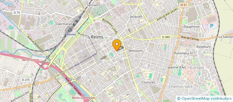 localisation de l'entreprise LE PLATEAU DU ROY SARL à REIMS
