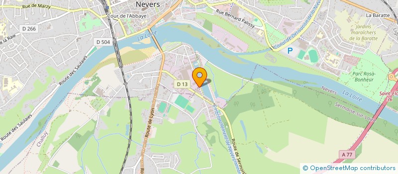 localisation de l'entreprise LE PLATEAU GOURMAND à NEVERS