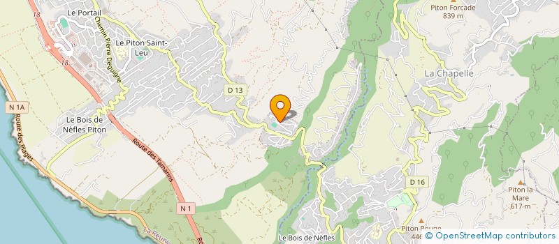 localisation de l'entreprise LE PLATEAU I  SAINT-LEU