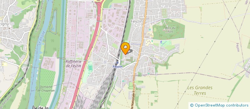 localisation de l'entreprise LE PLATEAU MATERNELLE  FEYZIN