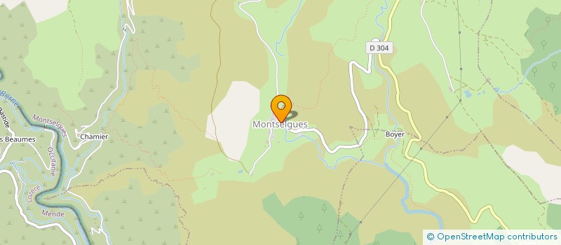 localisation de l'entreprise LE PLATEAU SEPT  MONTSELGUES