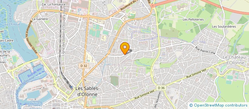localisation de l'entreprise LE PLATYPUS à LES SABLES D'OLONNE