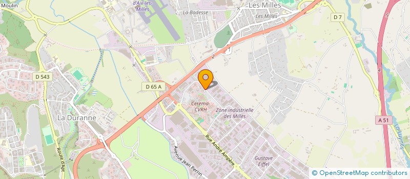 localisation de l'entreprise LE PLAZA à AIX-EN-PROVENCE