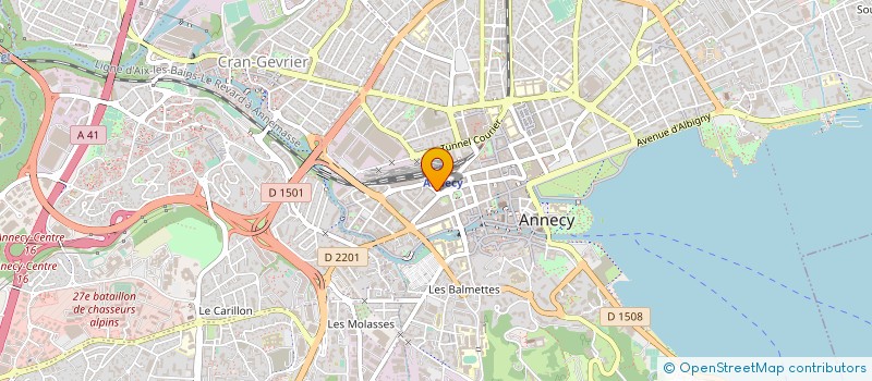 localisation de l'entreprise LE PLAZZA à ANNECY