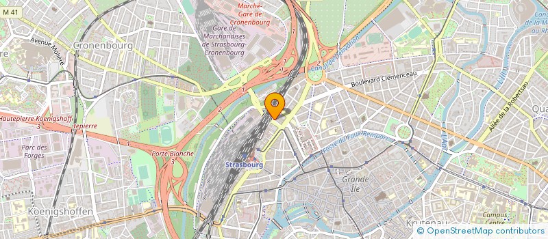 localisation de l'entreprise LE PLEIN DES SENS à STRASBOURG