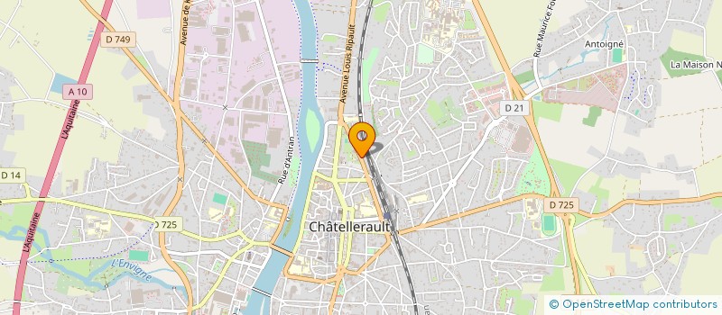 localisation de l'entreprise LE PLEIN DES SENS à CHATELLERAULT