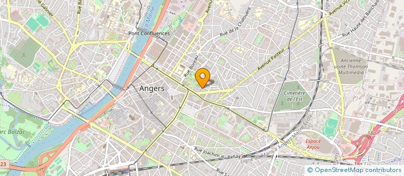 localisation de l'entreprise LE PLEIN EMPLOI SOLIDAIRE à ANGERS