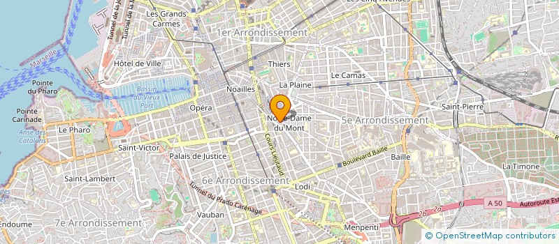 localisation de l'entreprise LE PLEIN POUR LE SUD à MARSEILLE