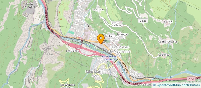 localisation de l'entreprise LE PLEIN SUD à SAINT-MICHEL-DE-MAURIENNE