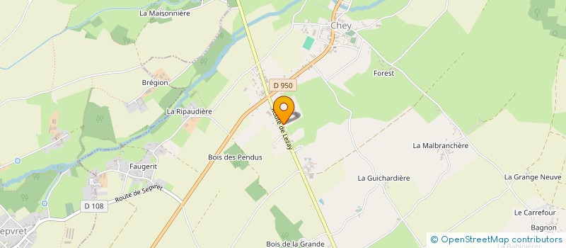 localisation de l'entreprise LE PLESSIS  ROM