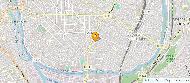 localisation de l'entreprise LE PLESSIS à SAINT-MAUR-DES-FOSSES