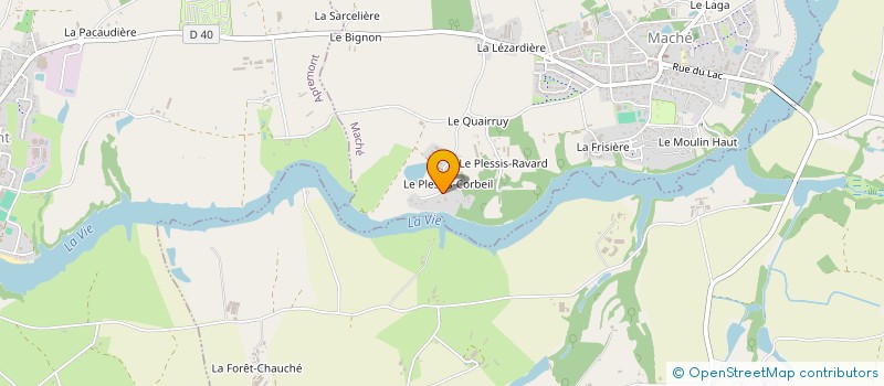 localisation de l'entreprise LE PLESSIS à MACHE