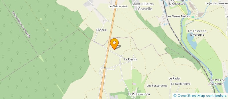 localisation de l'entreprise LE PLESSIS  FRETEVAL