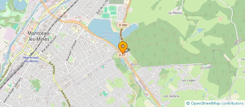 localisation de l'entreprise LE PLESSIS  BLANZY