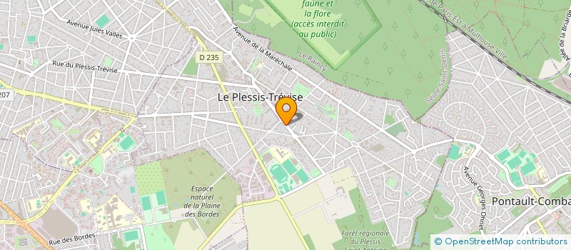 localisation de l'entreprise LE PLESSIS COUVERTURE à LE PLESSIS-TREVISE