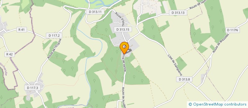 localisation de l'entreprise LE PLESSIS IMMO à DAMPIERRE-SUR-AVRE