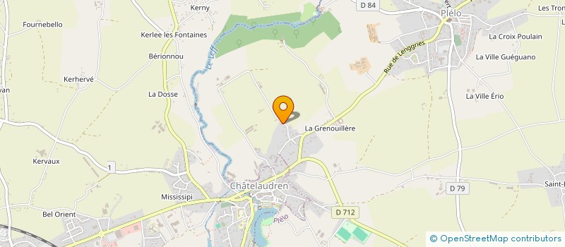 localisation de l'entreprise LE PLESSIS PLOREC à PLELO