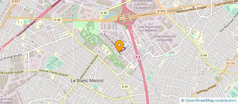 localisation de l'entreprise LE PLIE DU BLANC MESNIL à LE BLANC-MESNIL