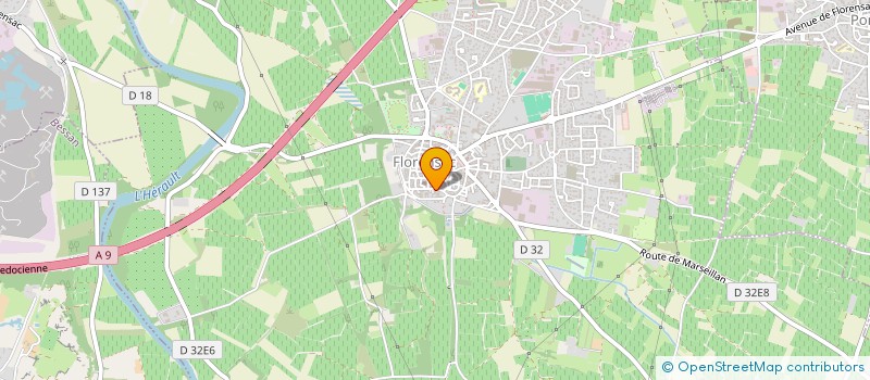 localisation de l'entreprise LE PLO DU CHENE à FLORENSAC