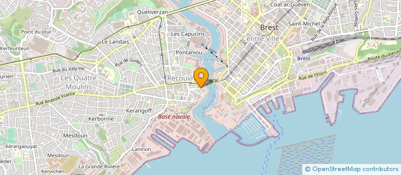 localisation de l'entreprise LE PLOMB à BREST