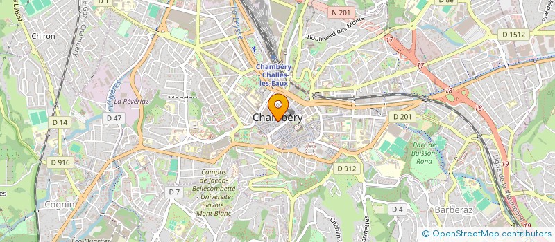 localisation de l'entreprise LE PLOMBIER à CHAMBERY