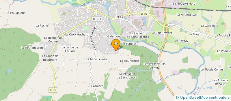 localisation de l'entreprise LE PLOMBIER BRETON  CHEVAIGNE