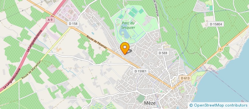 localisation de l'entreprise LE PLOMBIER DU BASSIN à MEZE