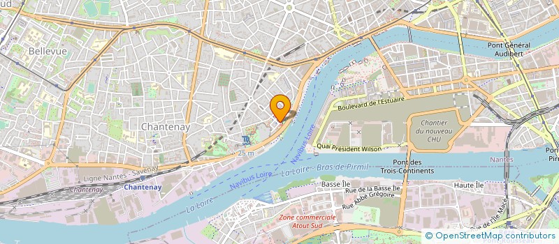 localisation de l'entreprise LE PLOMBIER LANDAIS à NANTES
