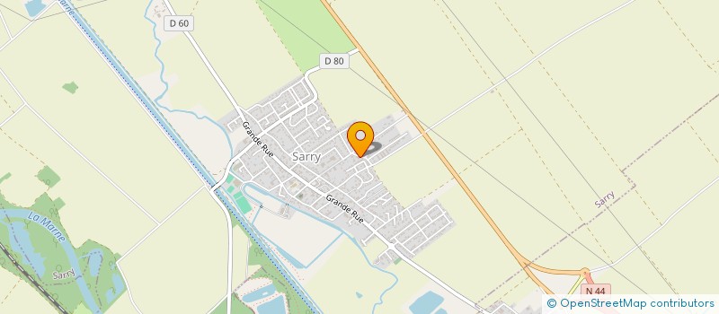 localisation de l'entreprise LE PLOMBIER SARRYSIEN  SARRY