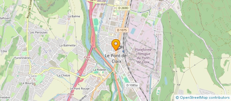 localisation de l'entreprise LE PLUMIER  LE PONT-DE-CLAIX