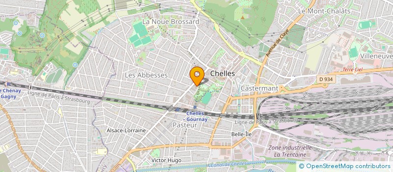 localisation de l'entreprise LE PLUS BEAU JOUR  CHELLES