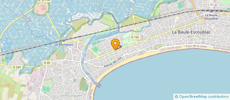 localisation de l'entreprise LE PNEU BAULOIS à LA BAULE-ESCOUBLAC