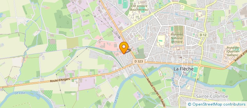localisation de l'entreprise LE PNEU FLECHOIS à LA FLECHE