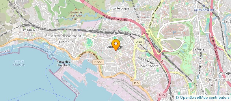 localisation de l'entreprise LE POCHON D'OR à MARSEILLE