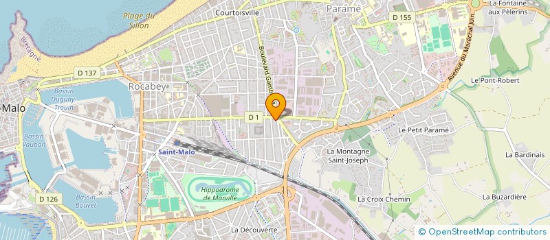 localisation de l'entreprise LE PODER  SAINT-MALO