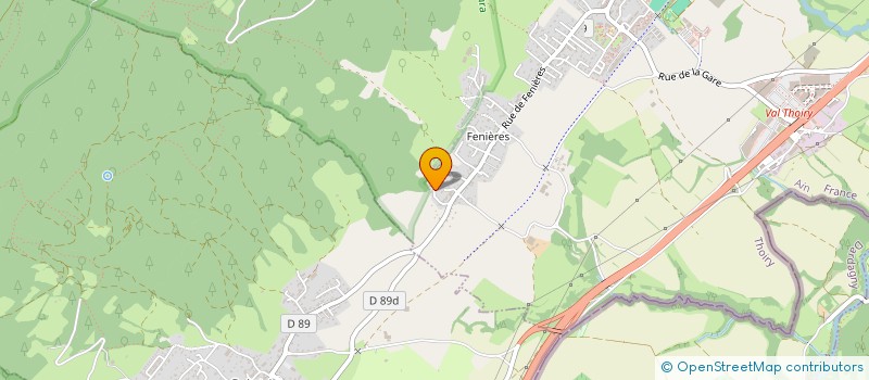 localisation de l'entreprise LE POELE A GRATTER  THOIRY