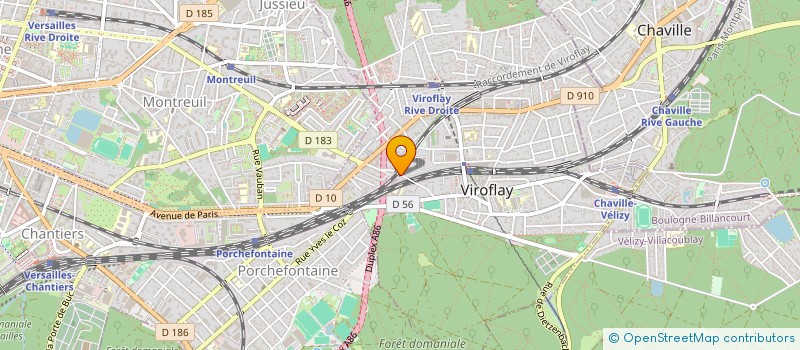 localisation de l'entreprise LE POELON à VIROFLAY