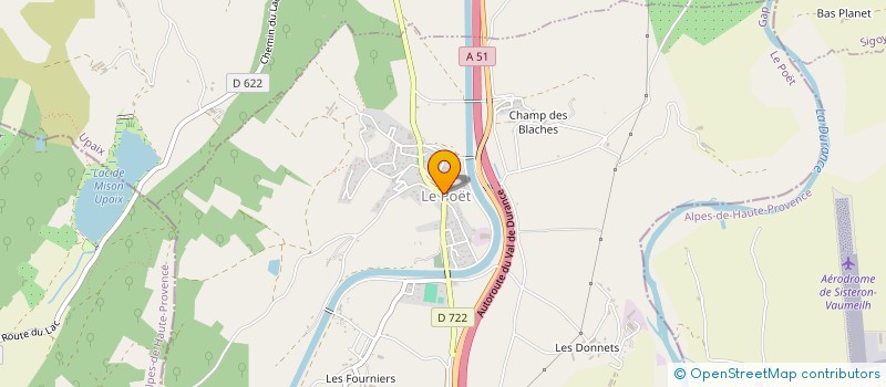 localisation de l'entreprise LE POET AU FIL DU TEMPS  LE POET