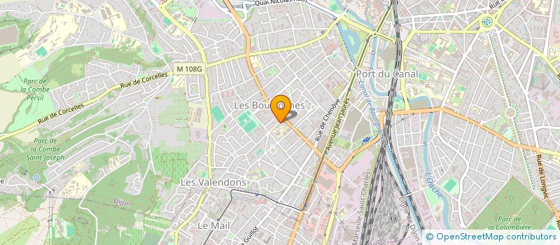 localisation de l'entreprise LE POIL DANS LA SOUPE  DIJON