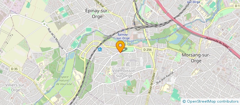 localisation de l'entreprise LE POIL DE LA BETE à VILLEMOISSON-SUR-ORGE