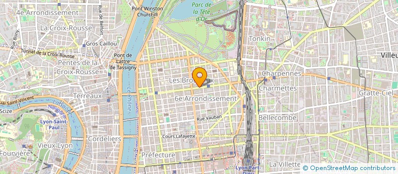 localisation de l'entreprise LE POIL DE LOUP  LYON