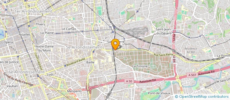localisation de l'entreprise LE POING LEVE AIX-MARSEILLE à MARSEILLE