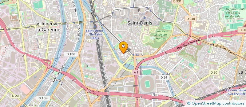 localisation de l'entreprise LE POING LEVE NANTERRE  SAINT-DENIS